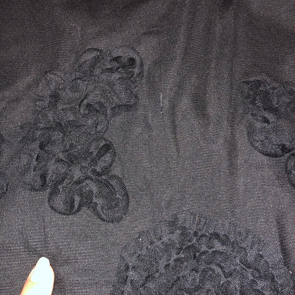 Mesh overlay embellished skirt - Picture 3 of 4